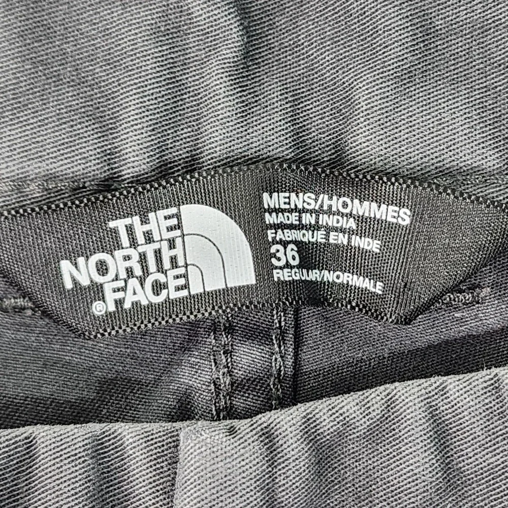 North Face Hiking Pants Men 36x30 Performance Zip Pocket‎ Stretch Cotton Blend